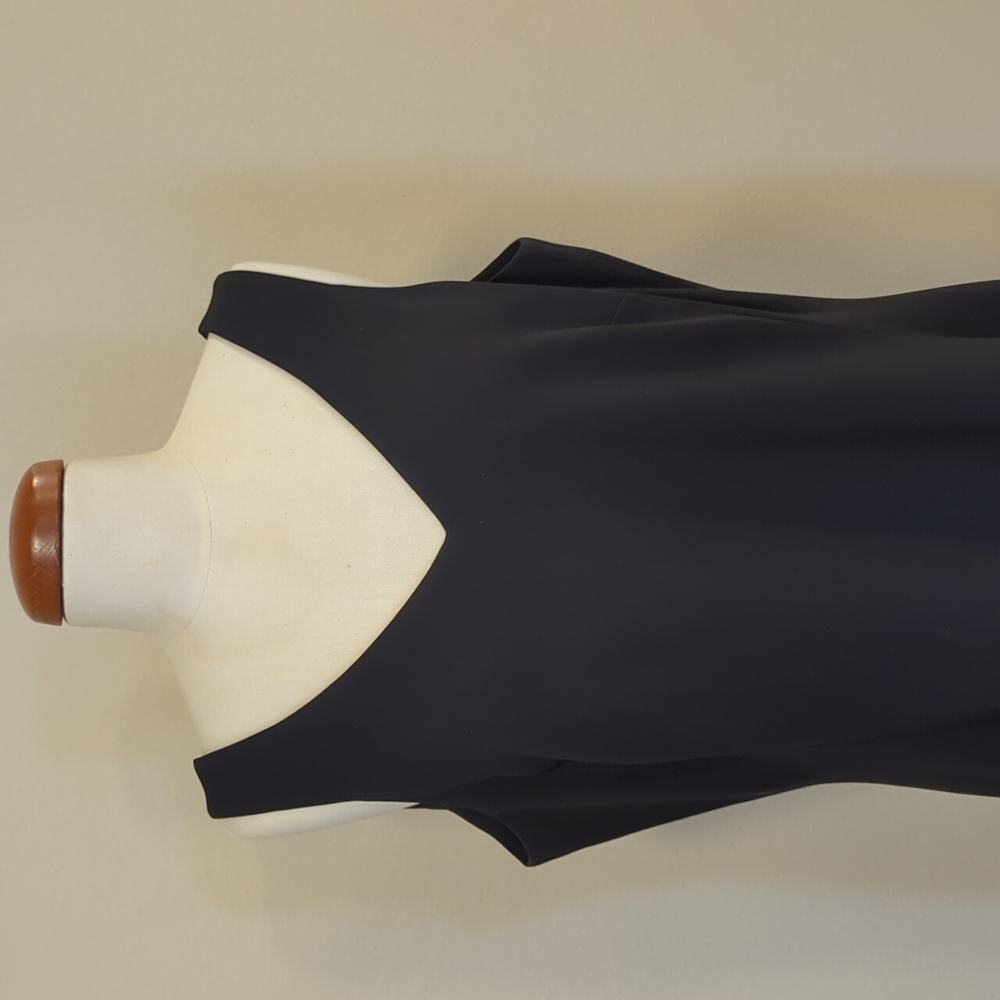 Jones New York, black sleeveless classic  dress,size 14